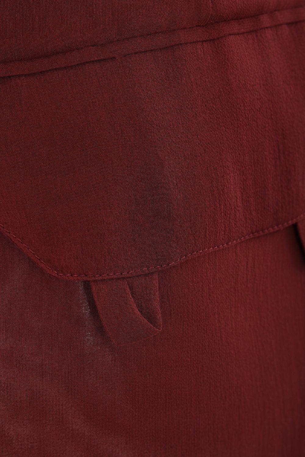 SAINT LAURENT Gonna A Matita In Mussola Di Crepe Di Seta