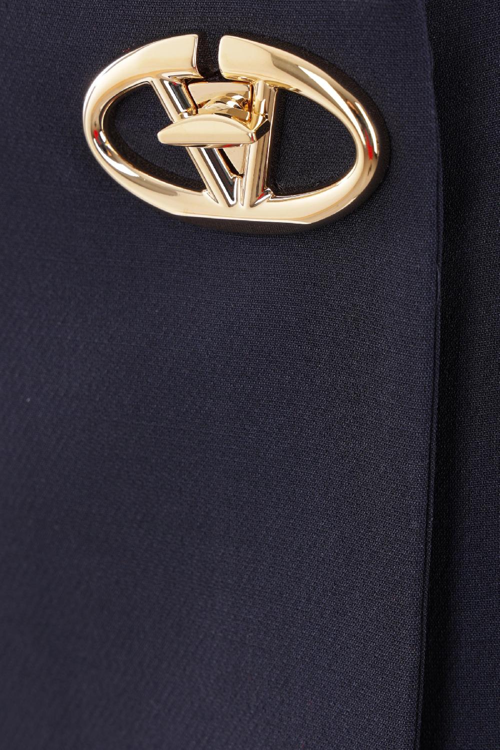 VALENTINO GARAVANI Gonna A Pantalone In Crepe Couture