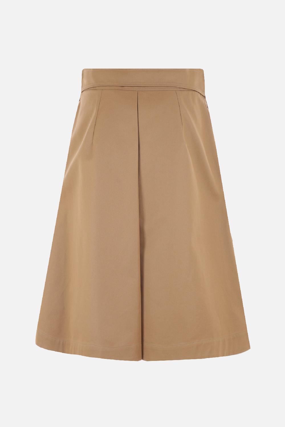 BURBERRY Gonna A Portafoglio Baleigh In Gabardine Organico