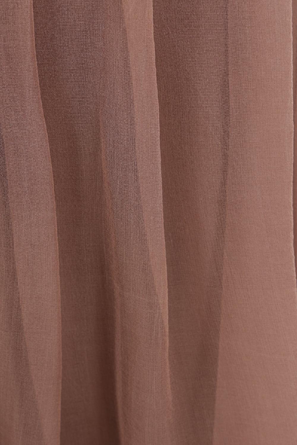 BRUNELLO CUCINELLI Gonna Plissé In Seta Crispy Con Shiny Waistband