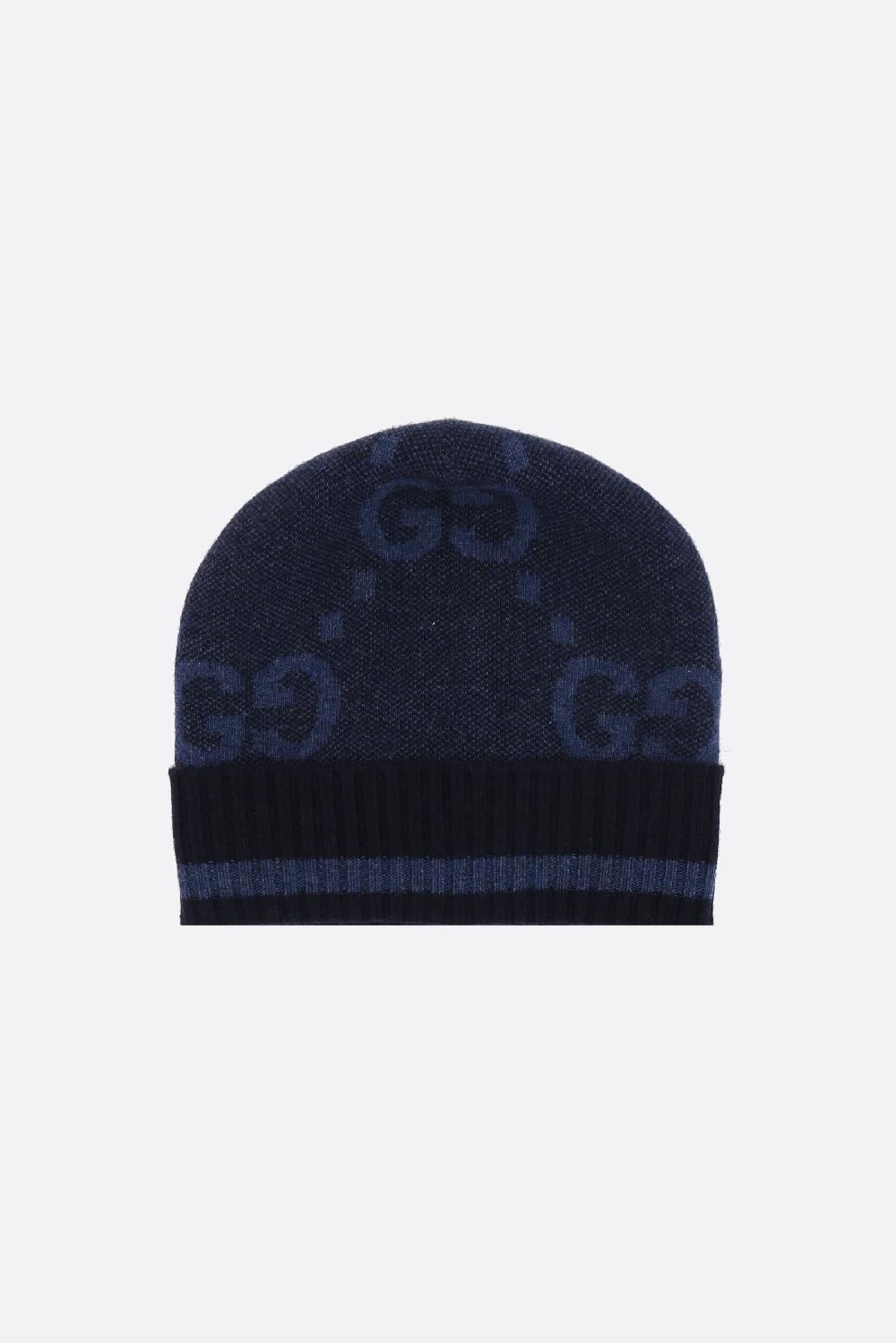 GUCCI berretto in cashmere GG