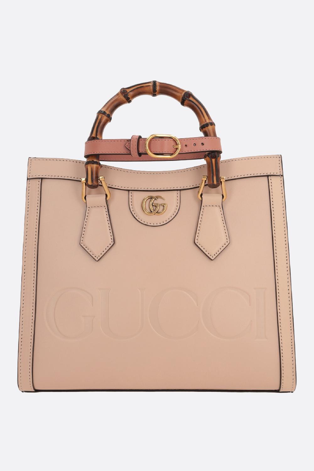 GUCCI borsa tote Gucci Diana small in pelle liscia