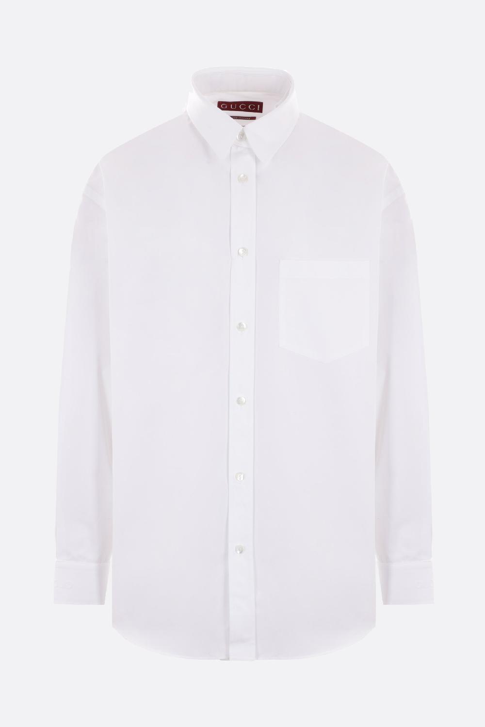 GUCCI Camicia In Popeline Con Doppio Colletto