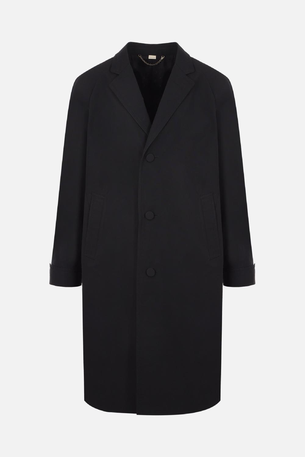 GUCCI cappotto monopetto in gabardine