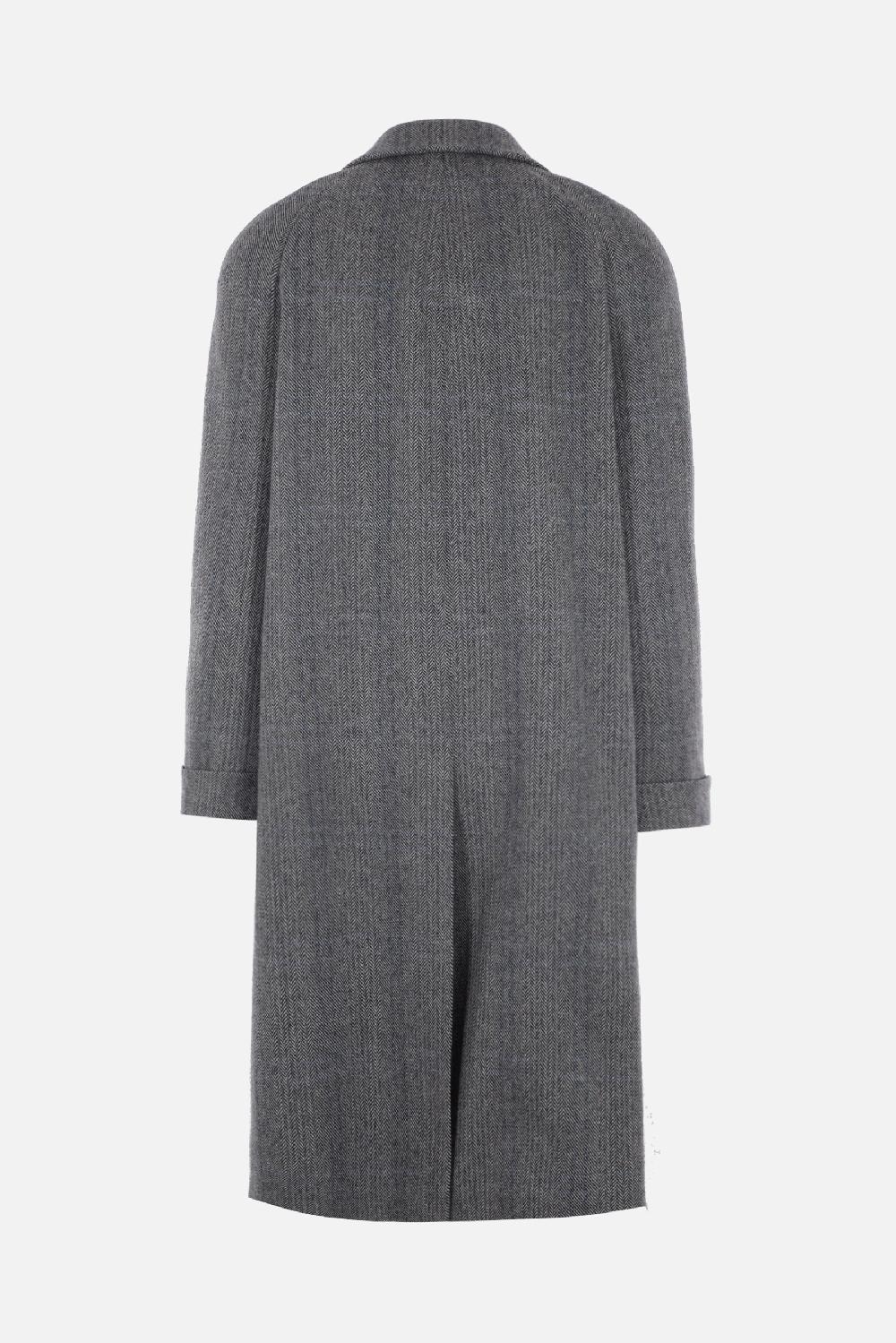 GUCCI Cappotto Monopetto In Misto Lana E Cashmere