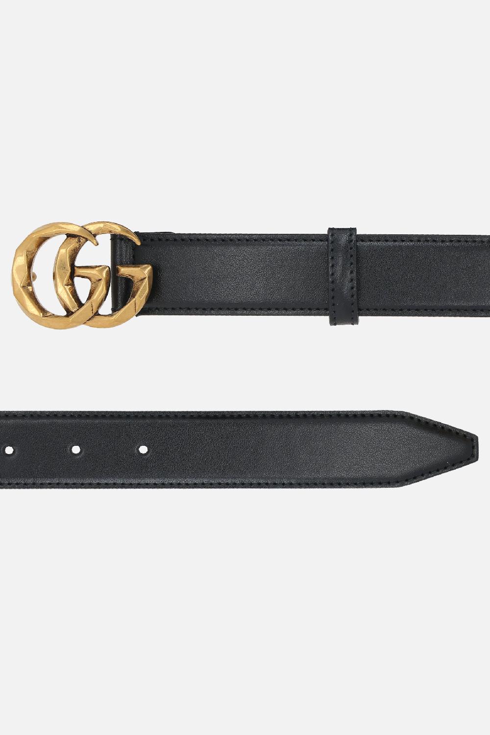 GUCCI Cintura GG Marmont In Pelle Liscia