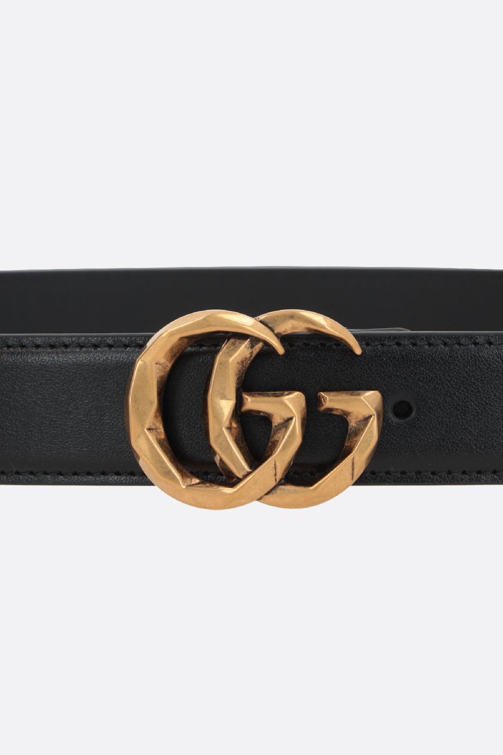 GUCCI Cintura GG Marmont In Pelle Liscia