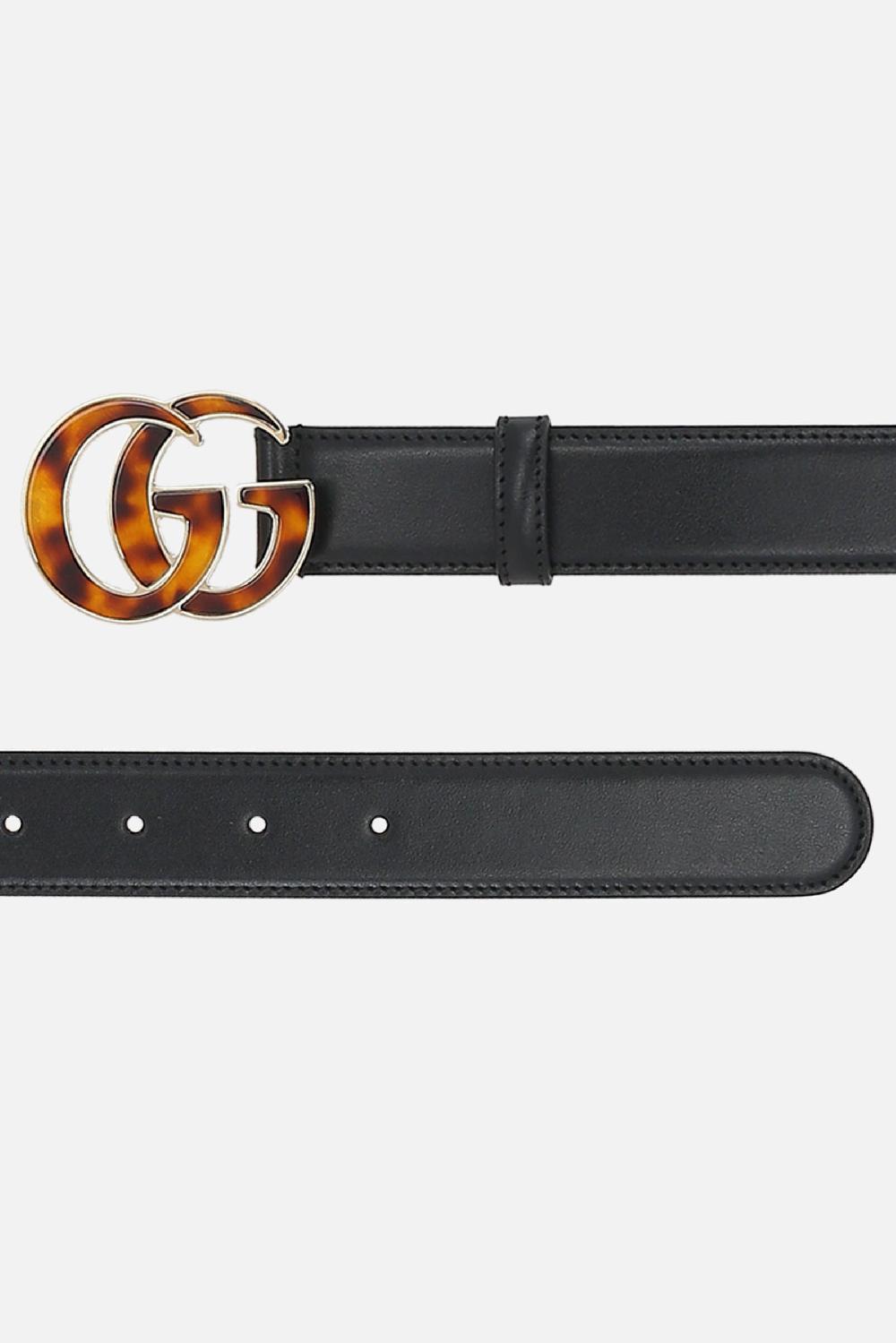 GUCCI Cintura GG Marmont In Pelle Liscia