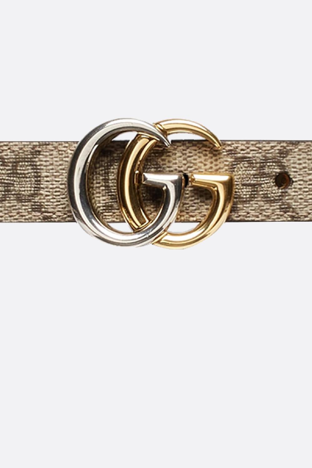 GUCCI Cintura Reversibile GG Marmont