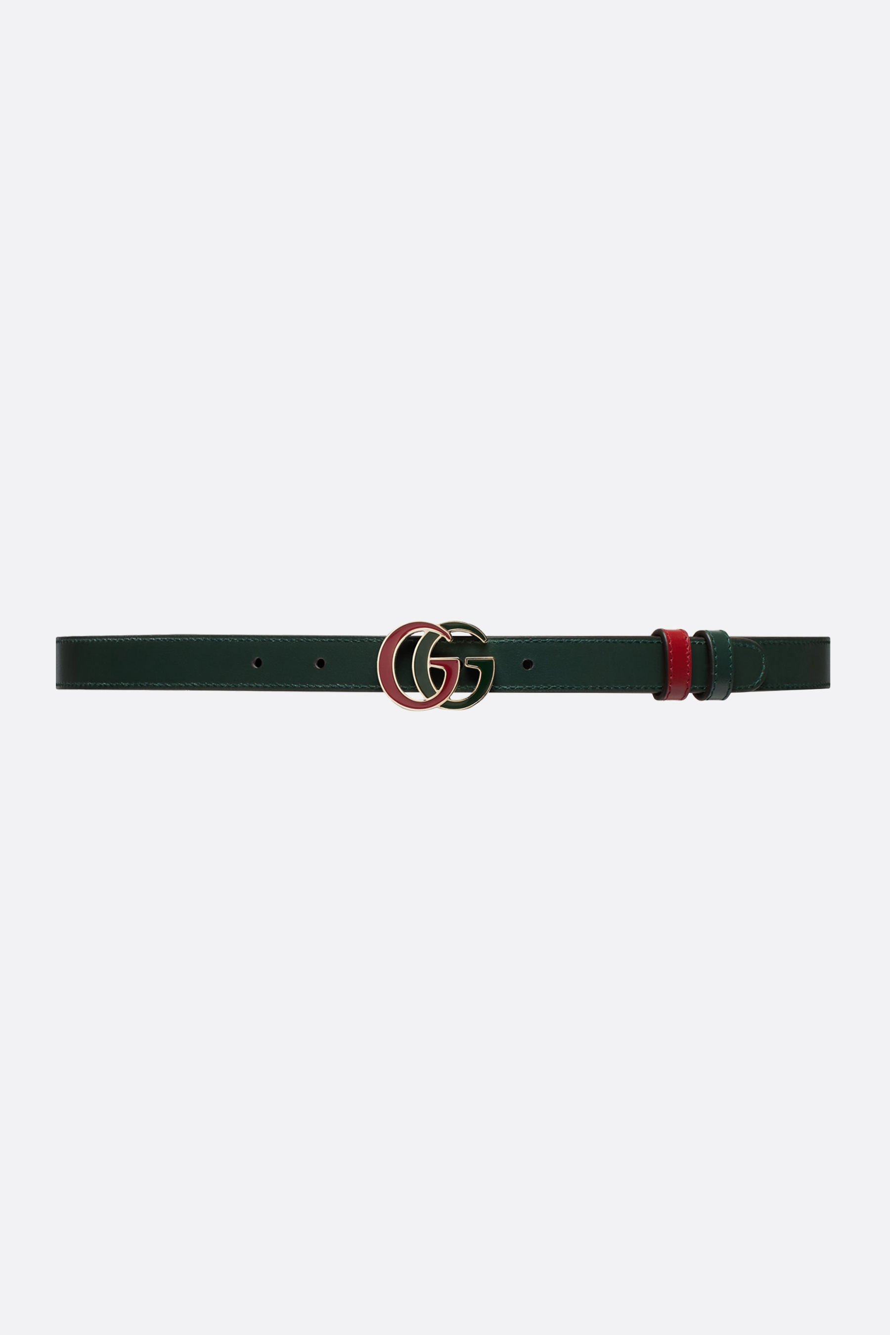 GUCCI Cintura Sottile Reversibile GG Marmont
