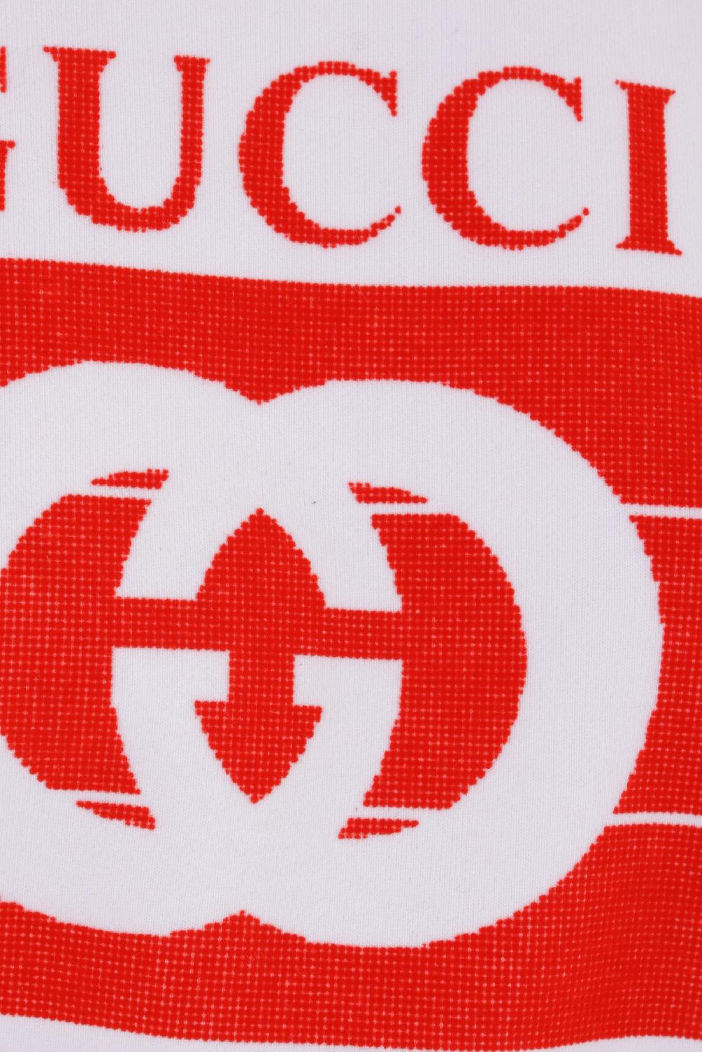 GUCCI Felpa In Jersey Stampa Gucci Vintage