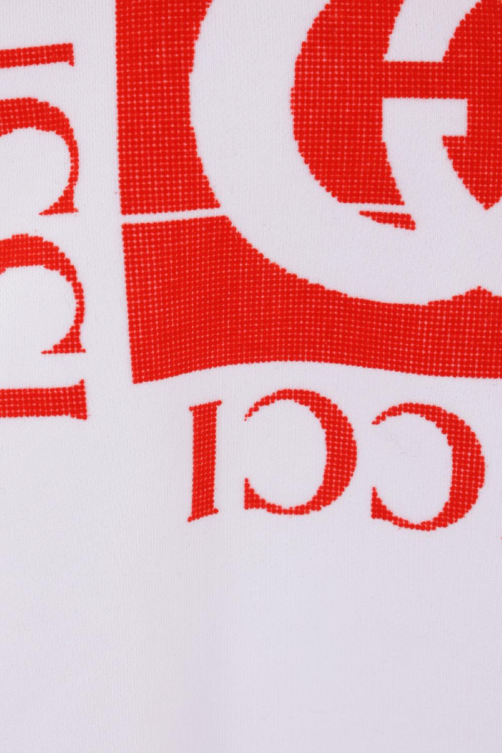 GUCCI Felpa In Jersey Stampa Gucci Vintage