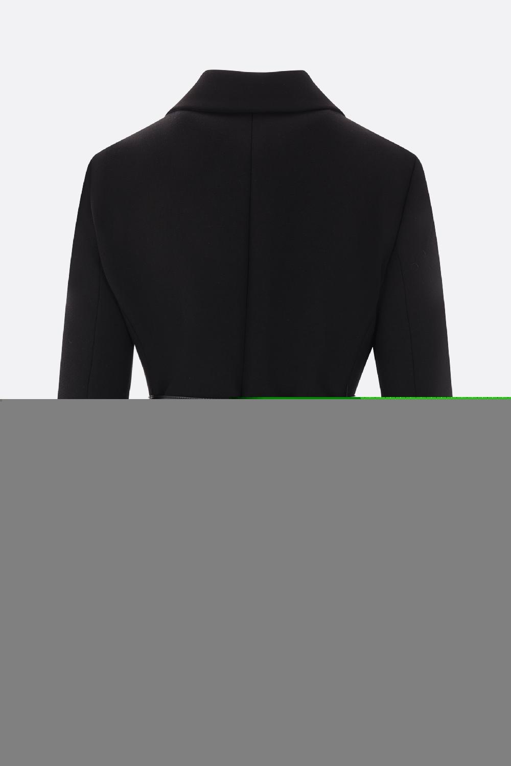 GUCCI Giacca In Crepe Di Lana Con Cintura