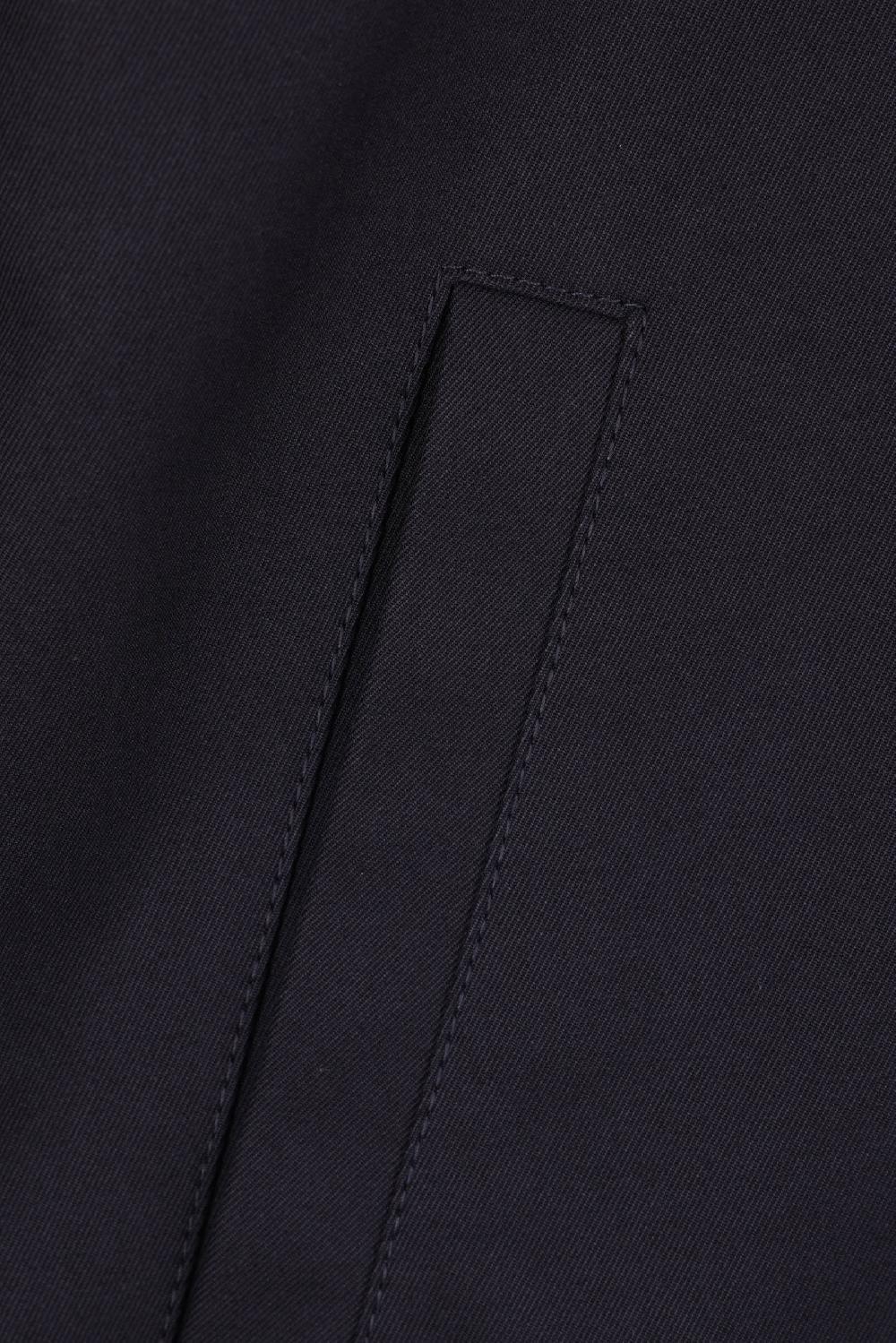 GUCCI Giubbotto Full-zip In Twill Con Nastro Web
