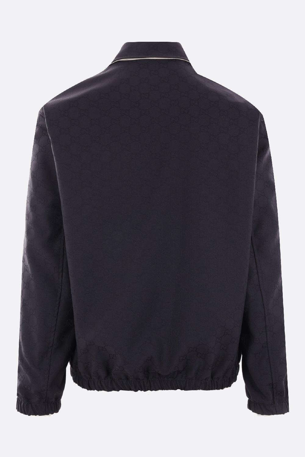 GUCCI Giubbotto Reversibile In Cotone GG Jacquard