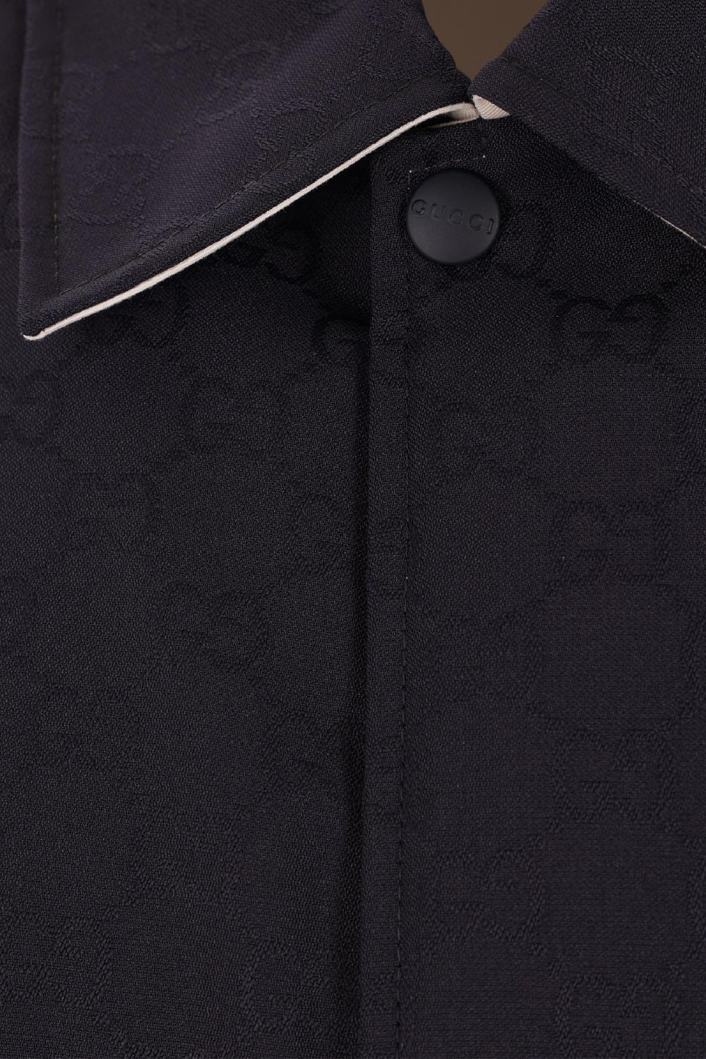 GUCCI Giubbotto Reversibile In Cotone GG Jacquard