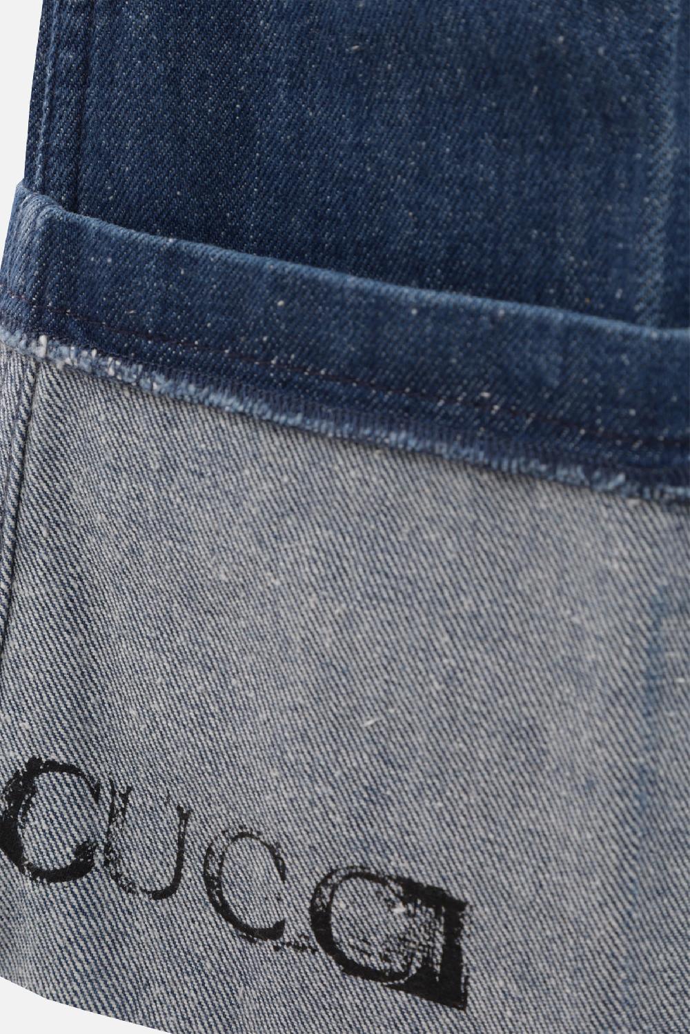 GUCCI Jeans A Gamba Ampia In Denim