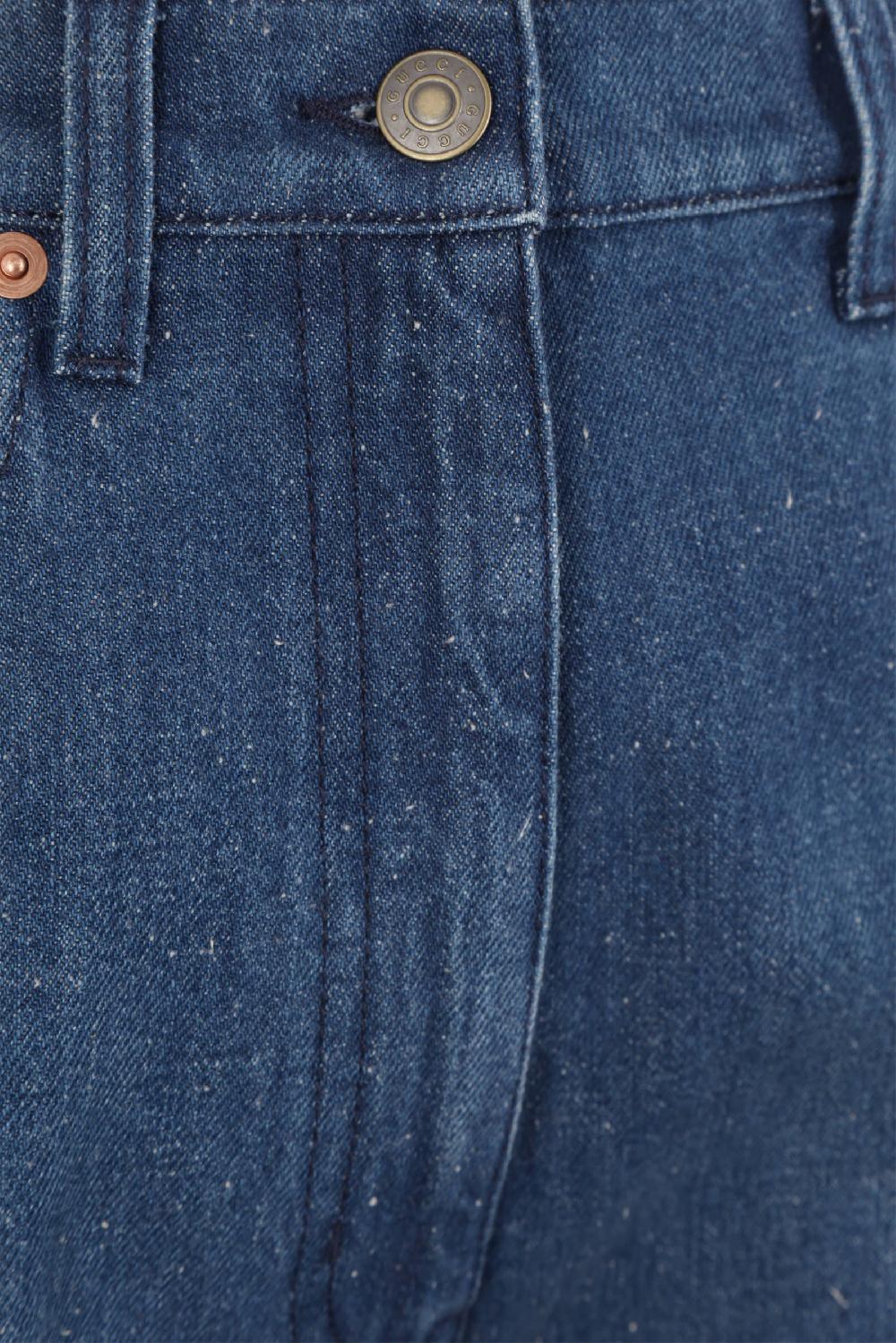 GUCCI Jeans A Gamba Ampia In Denim