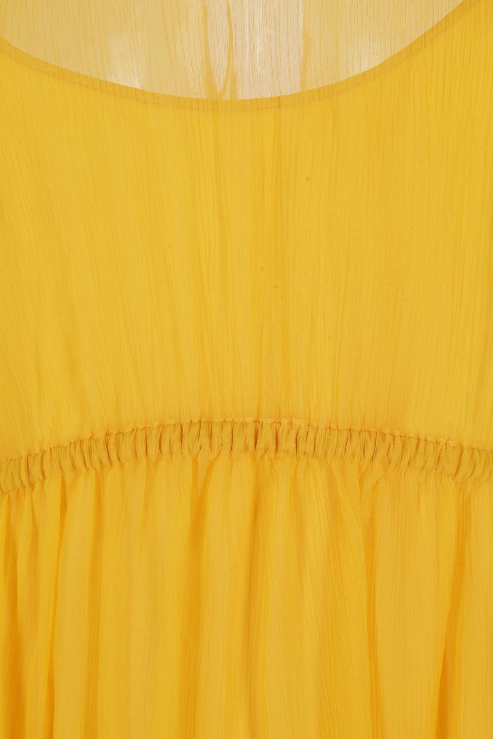 GUCCI Miniabito In Chiffon Di Seta Con Colletto