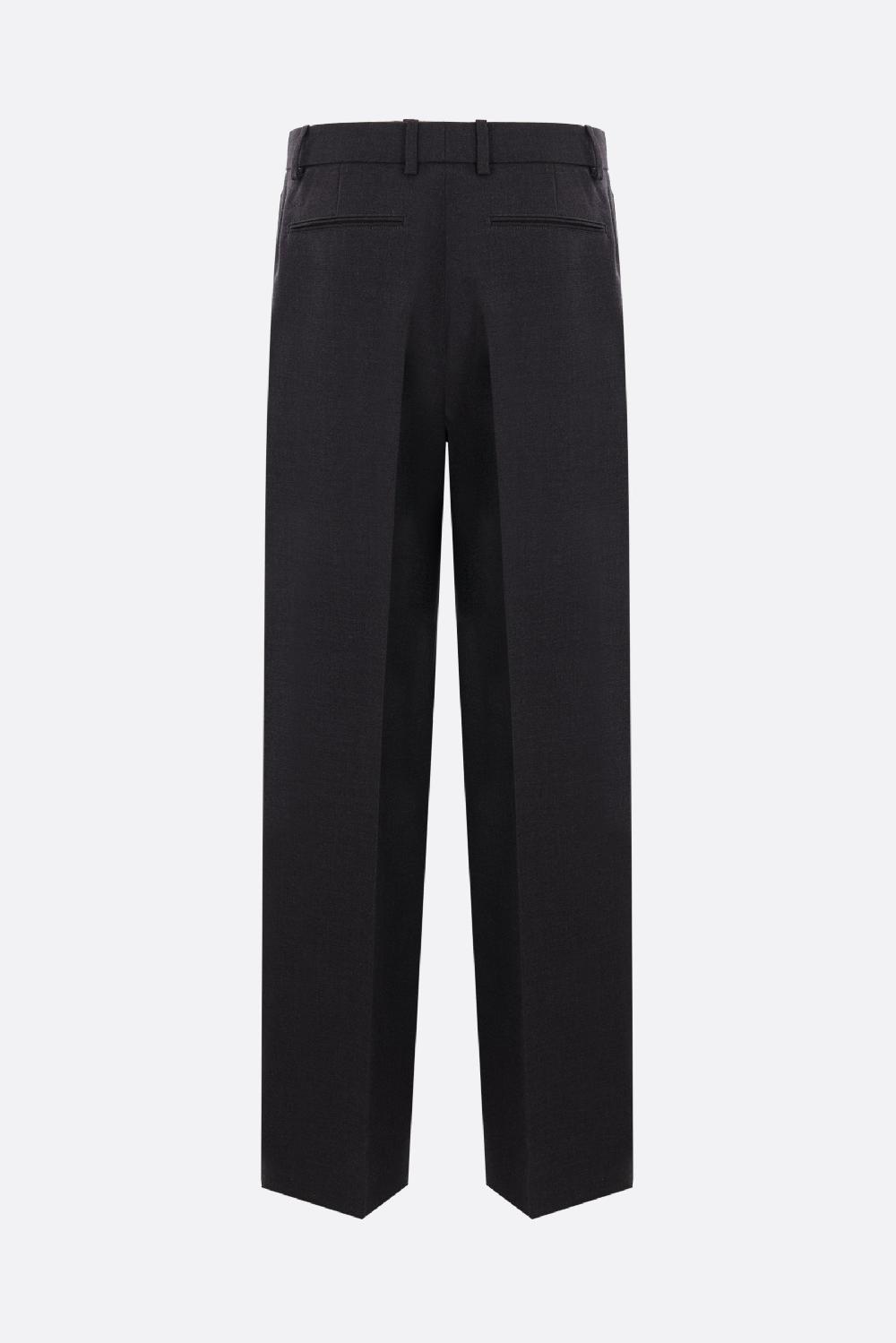 GUCCI Pantalone A Gamba Ampia In Gabardine