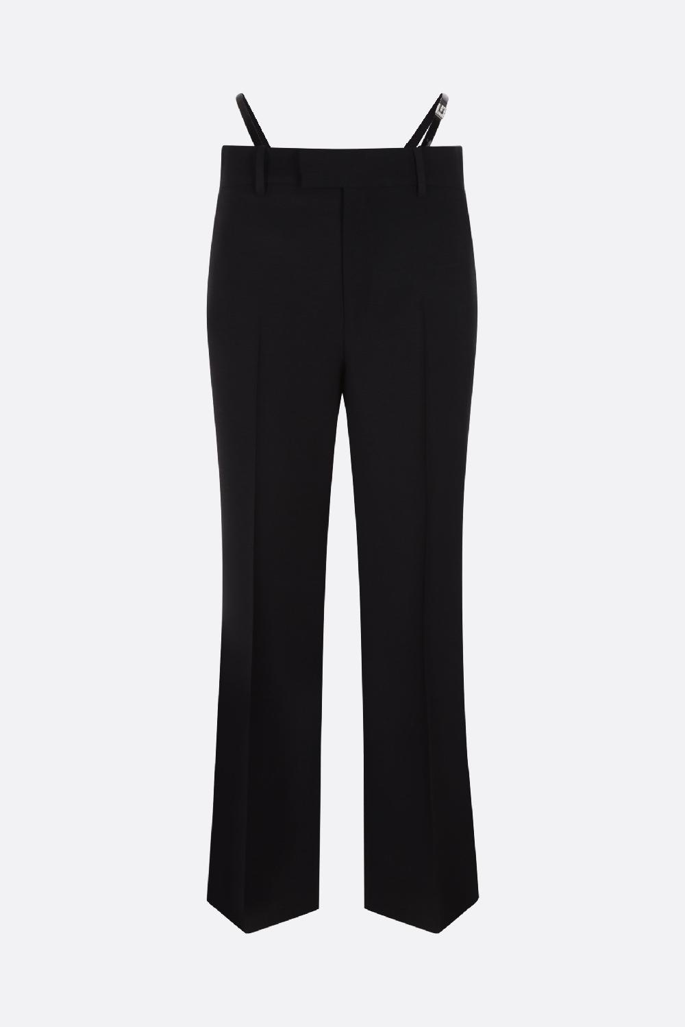 GUCCI pantalone a gamba dritta in mohair e lana