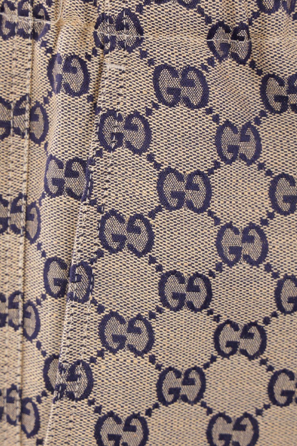 GUCCI Pantalone Corto In Misto Lino GG