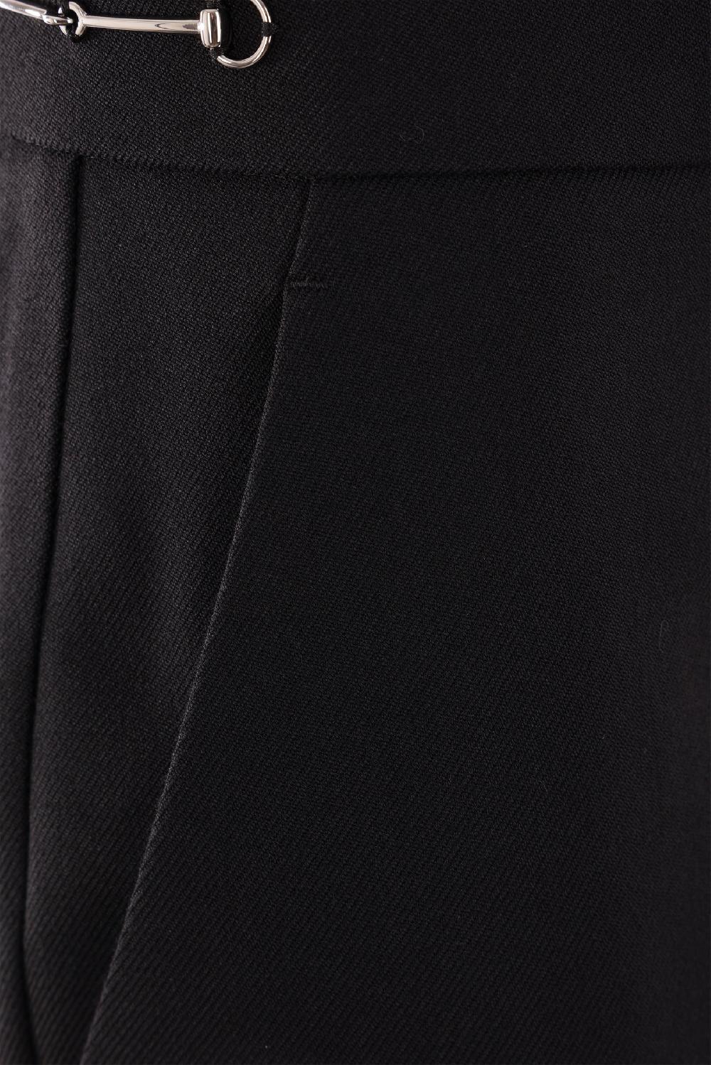 GUCCI Pantalone Cropped In Twill Di Lana