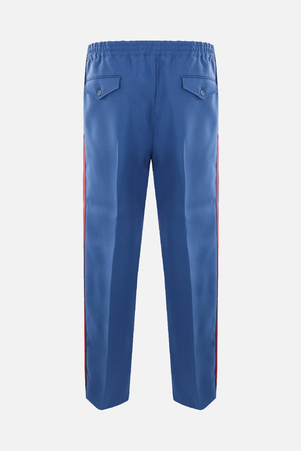 GUCCI Pantalone In Drill Fluido Banda Web