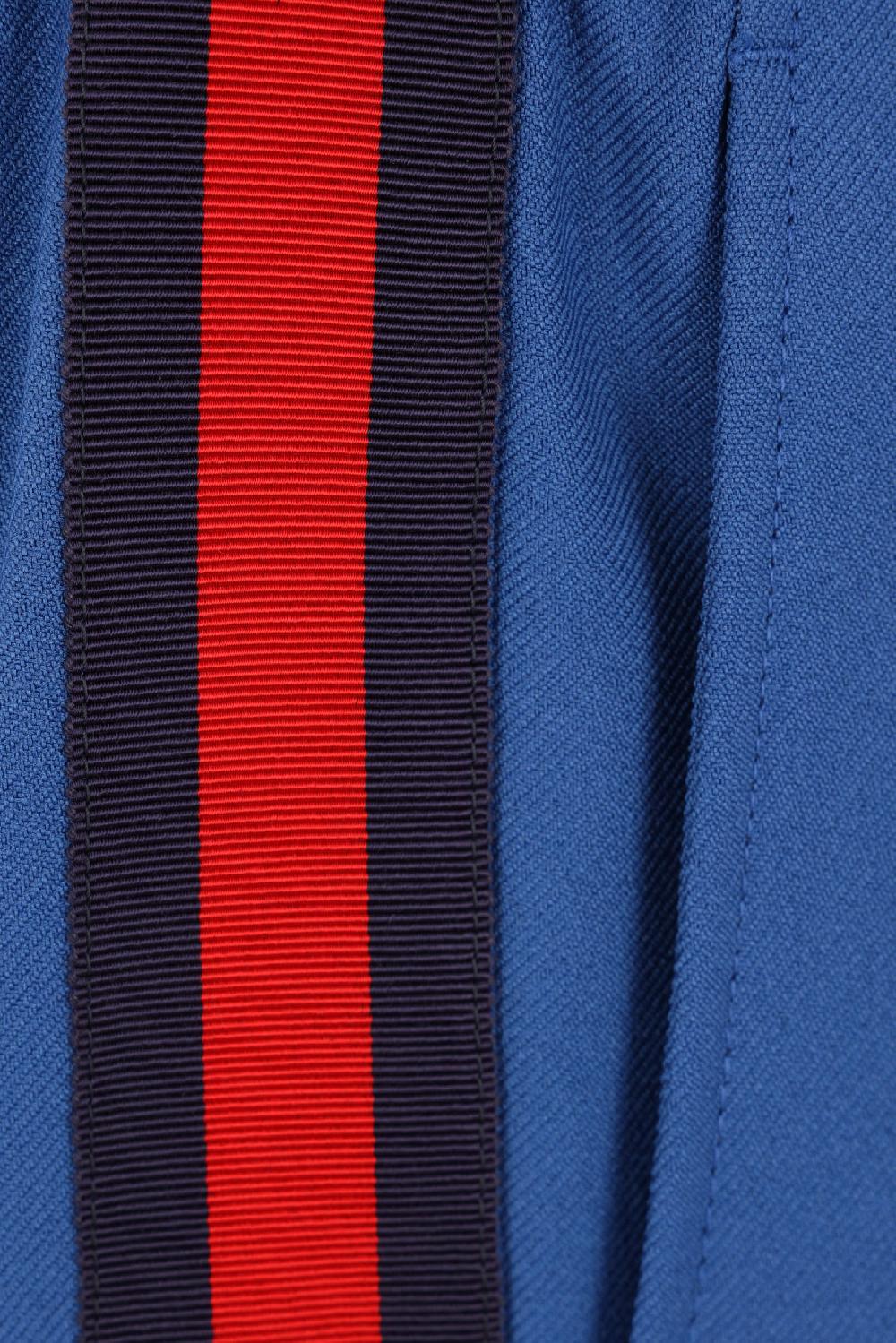 GUCCI Pantalone In Drill Fluido Banda Web