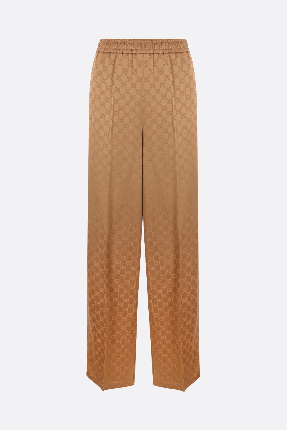 GUCCI pantalone jogging in jacquard GG