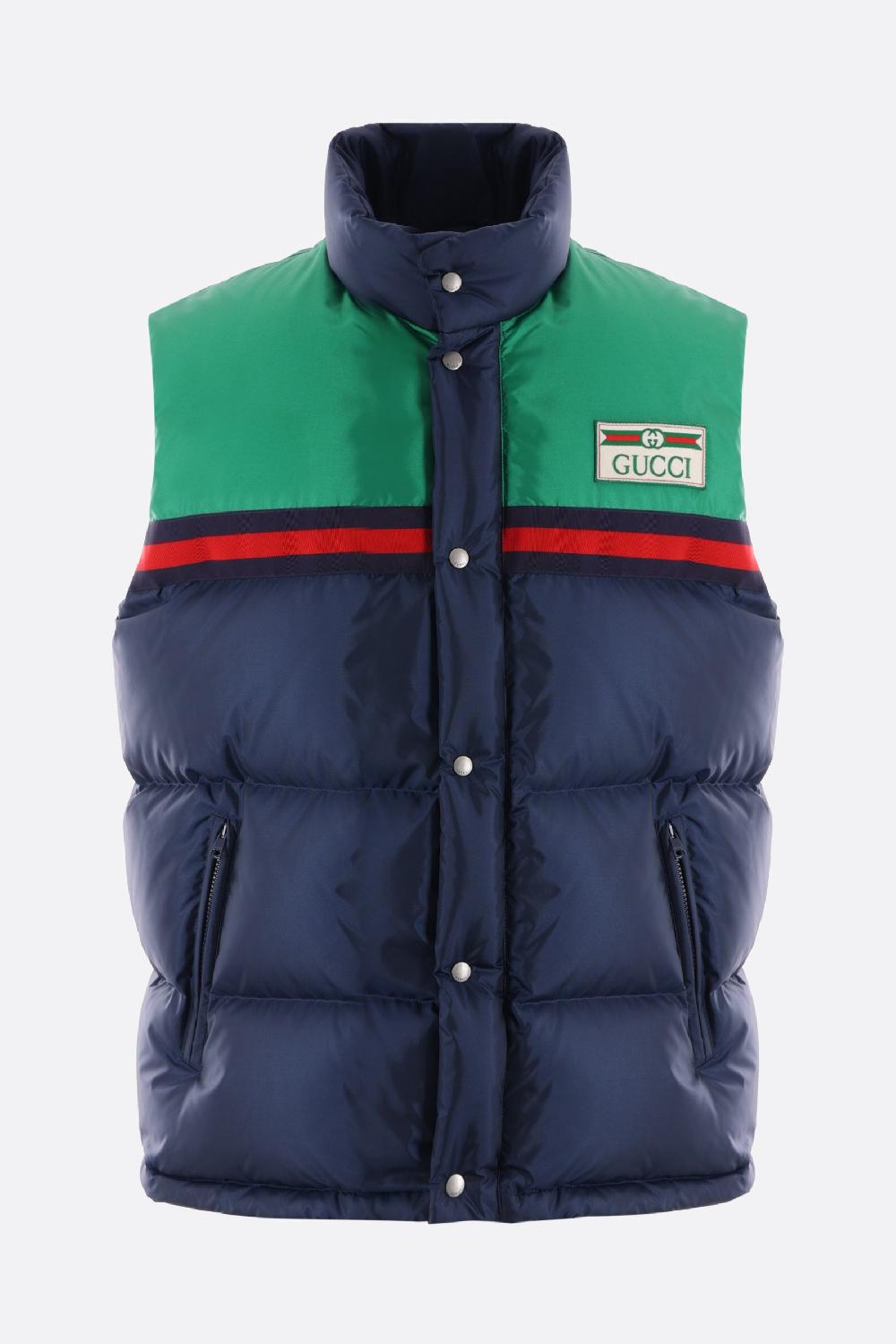 GUCCI piumino smanicato in nylon