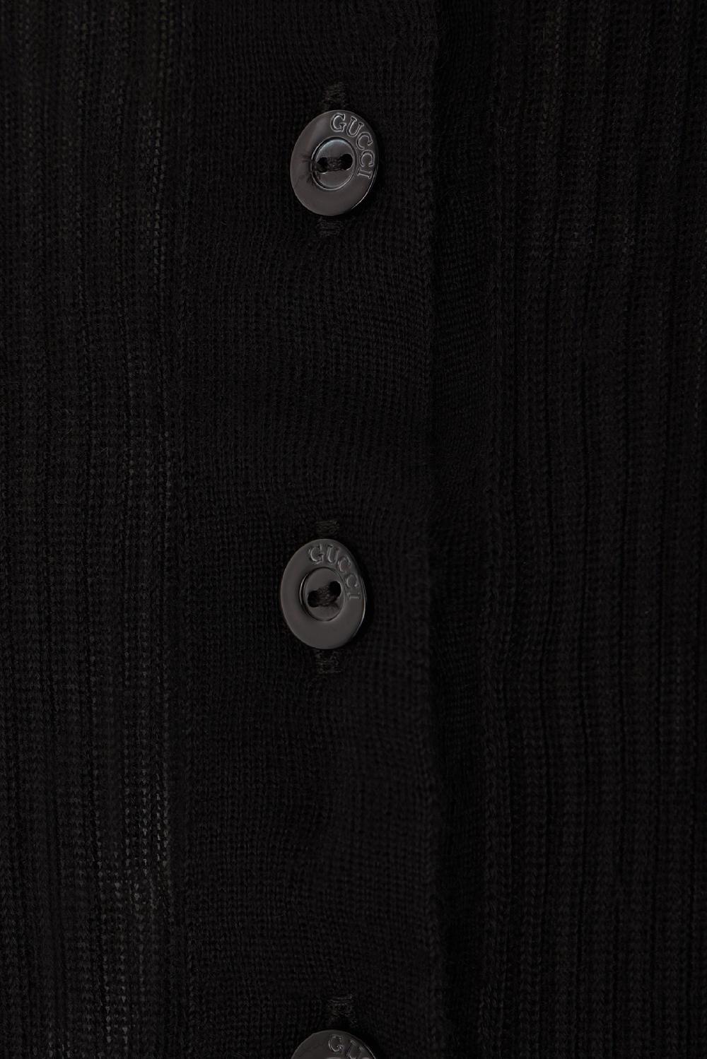 GUCCI Pullover A Polo In Cashmere E Seta