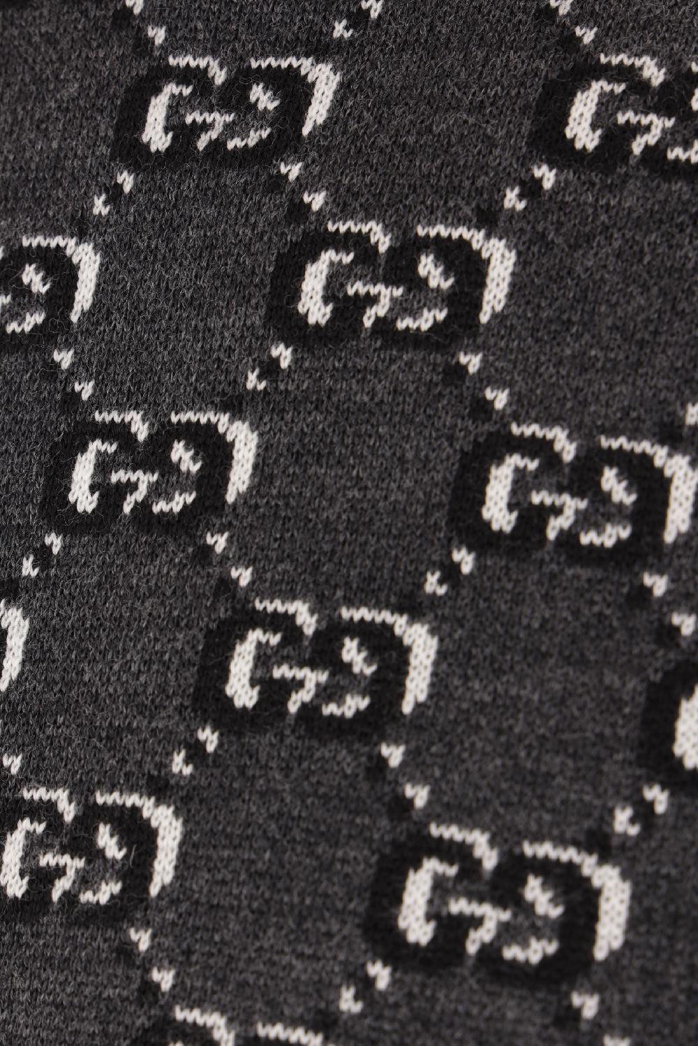 GUCCI Pullover In Jacquard GG Shadow