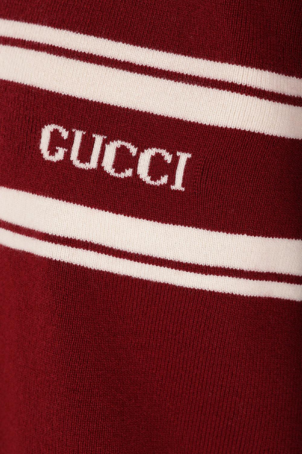 GUCCI Pullover In Lana E Cashmere Con Logo