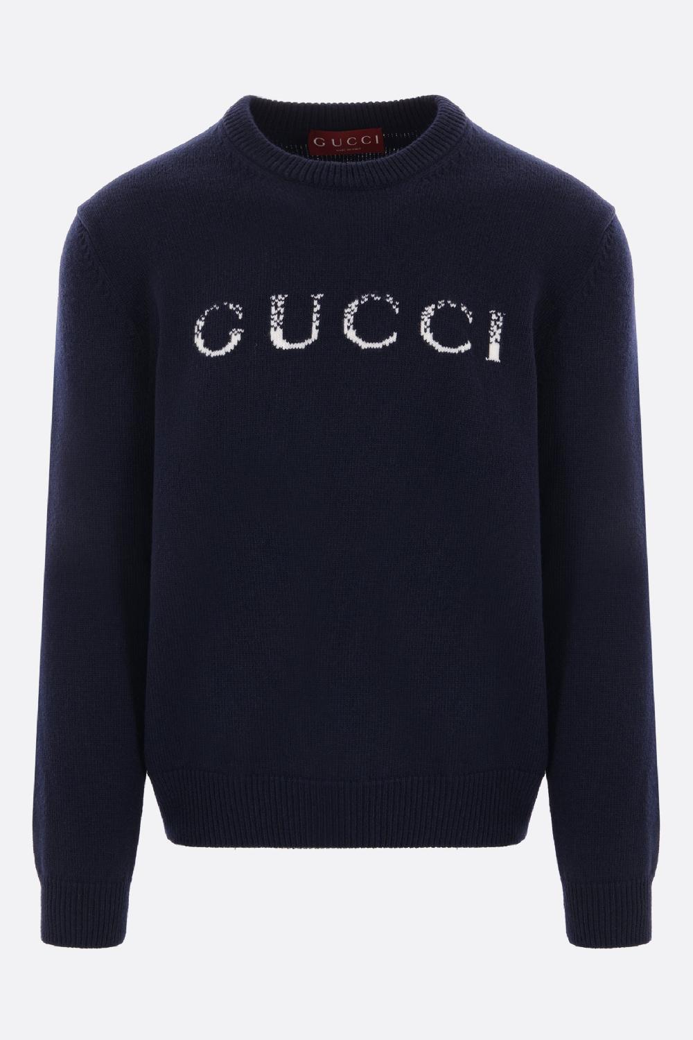 GUCCI pullover in lana intarsio Gucci