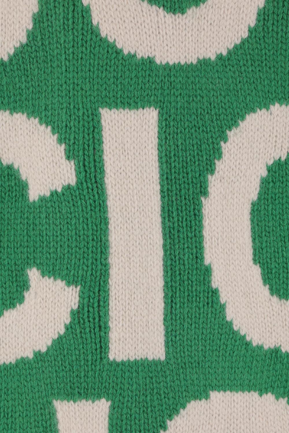 GUCCI Pullover In Lana Jacquard Gucci Lettering