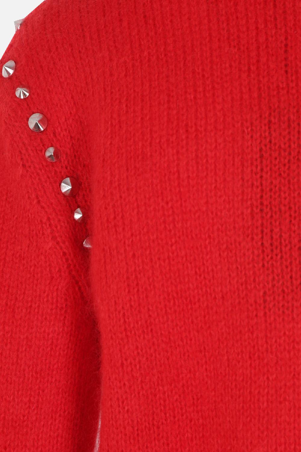 GUCCI Pullover In Mohair Con Borchie