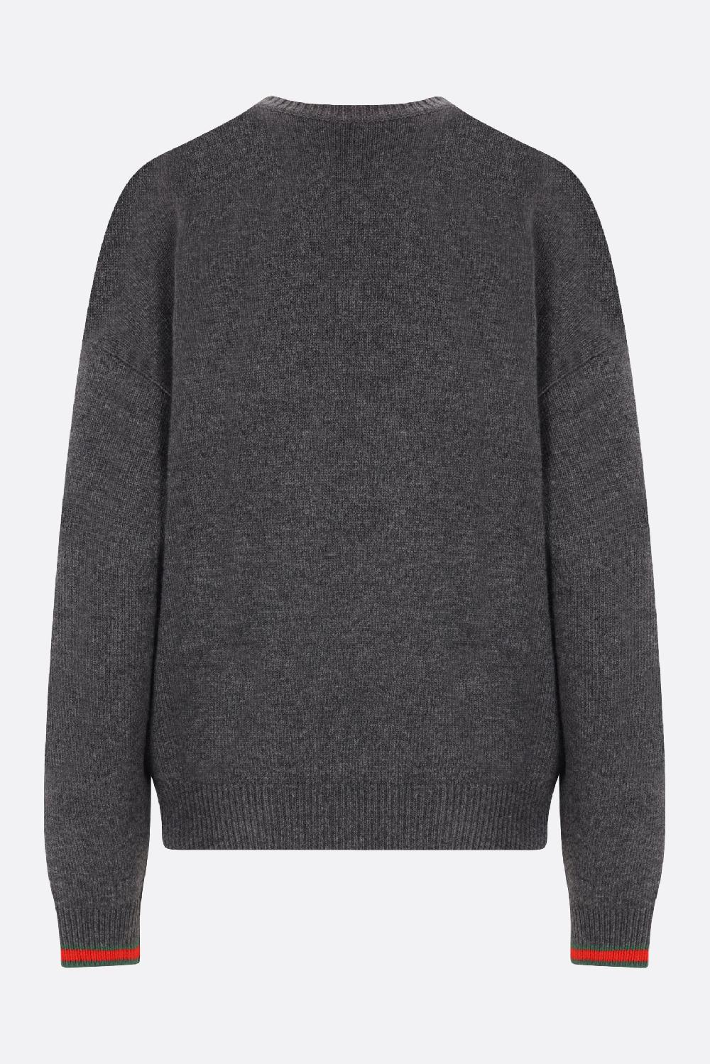 GUCCI Pullover Oversize In Lana E Cashmere