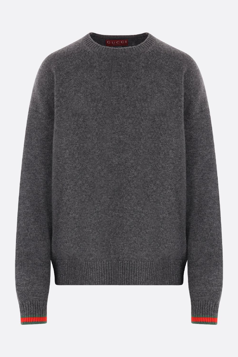 GUCCI Pullover Oversize In Lana E Cashmere