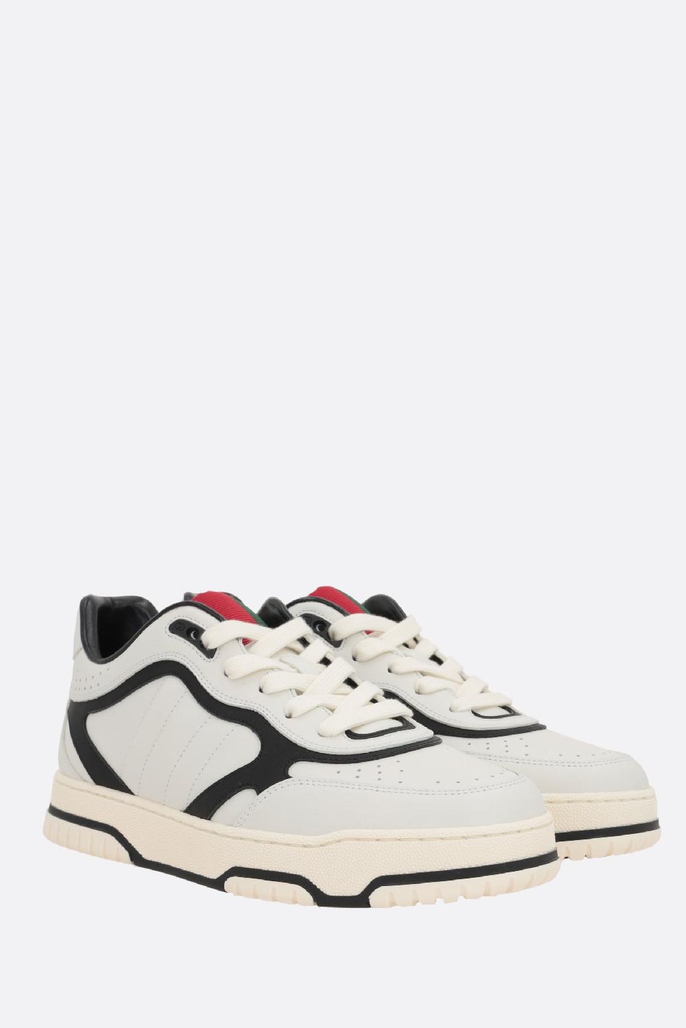 GUCCI Sneaker Gucci Re-Web In Pelle Liscia