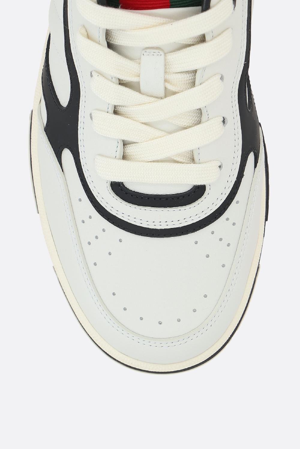 GUCCI Sneaker Gucci Re-Web In Pelle Liscia