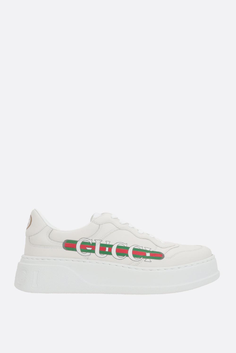GUCCI sneaker in ecopelle Demetra