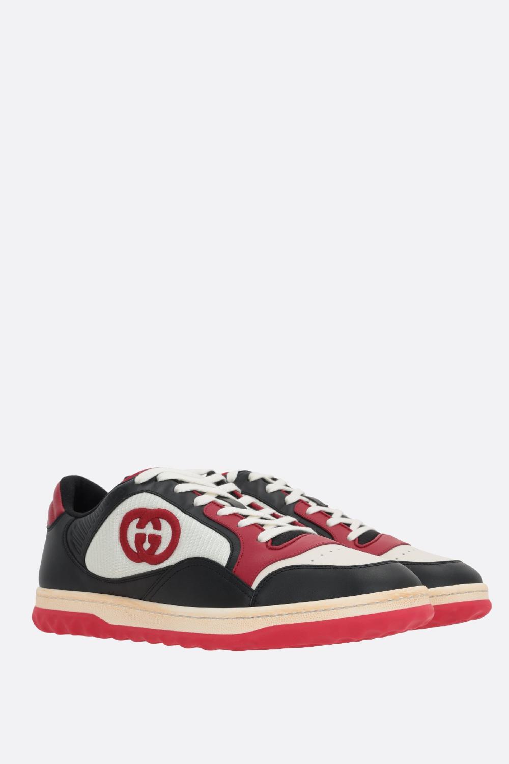 GUCCI Sneaker MAC80 In Pelle Liscia E Mesh