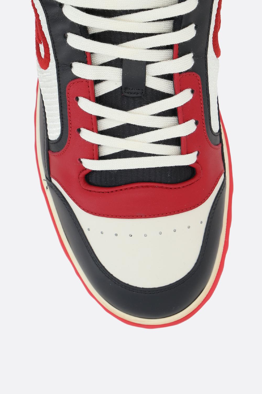 GUCCI Sneaker MAC80 In Pelle Liscia E Mesh