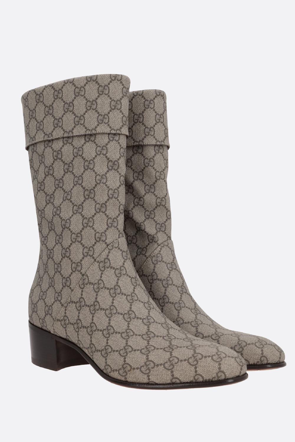 GUCCI Stivale In Tessuto GG Supreme