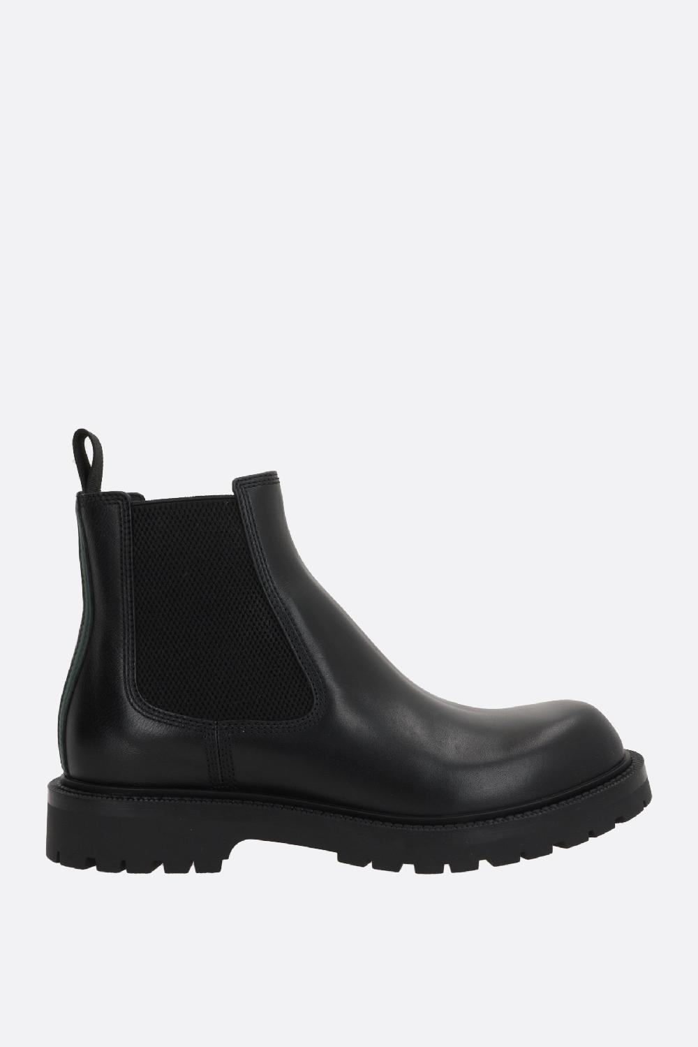 GUCCI stivaletto chelsea in pelle liscia