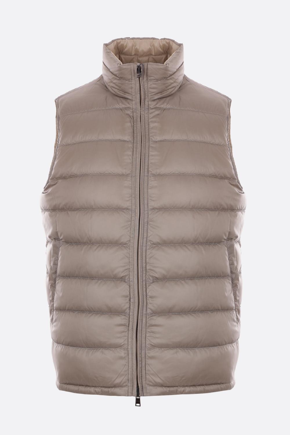 HERNO Piumino Smanicato Reversibile In Nylon