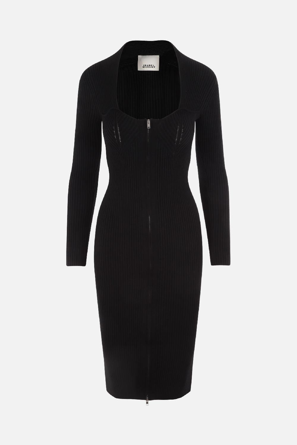 ISABEL MARANT Abito Zael In Maglia A Costine