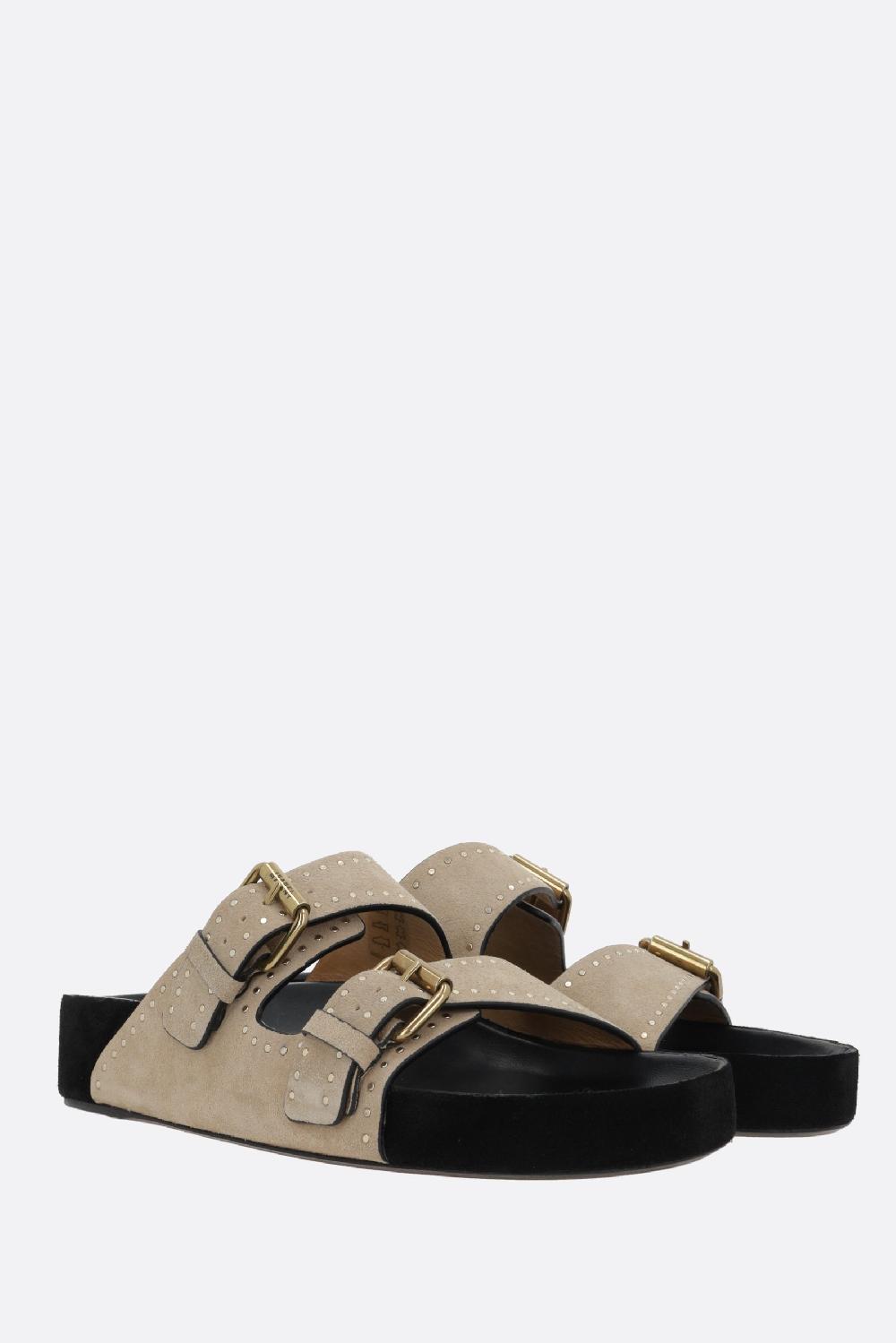 ISABEL MARANT Sandalo Flat Lennyo In Suede