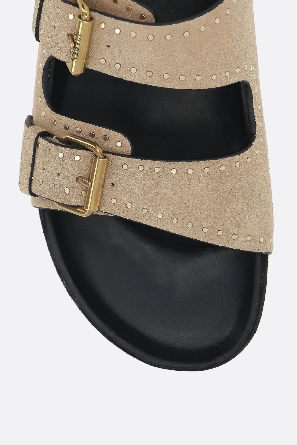 ISABEL MARANT Sandalo Flat Lennyo In Suede